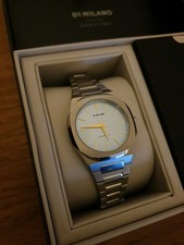 D1 Milano Ultra Thin Watch 34mm Dial Light Blue 