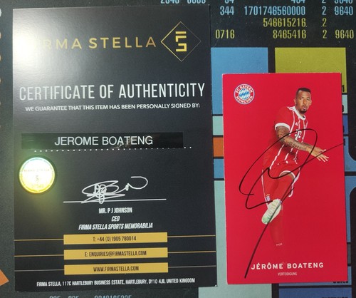 Jerome boateng signed - jerome,