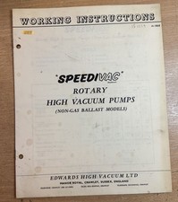 Edwards "Speedivac" Rotary