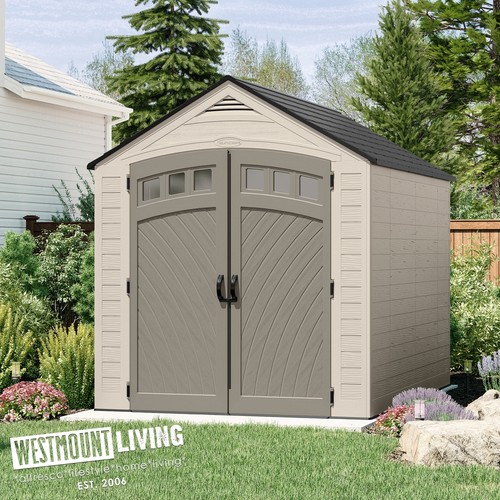 Resin storage shed 7x10ft - resin, apex