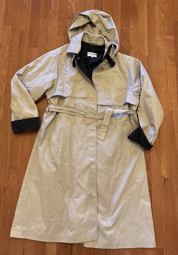 John weitz black trench thin - john,