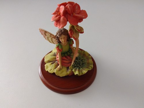 The geranium fairy figurine - the,