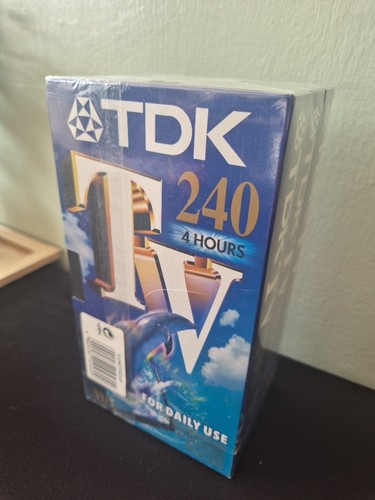 Tdk 240 vhs video - x,