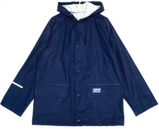Rukka Navy Blue PVC Rain Coat