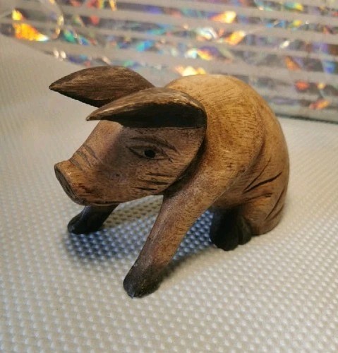 Large hardwood hand carved - large,