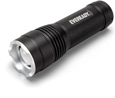 Energizer Eveready LED Torch, Black, Super Bright Flashlight for Outdoors,... 