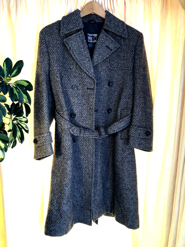 Double breasted tweed - double-breasted, overcoat