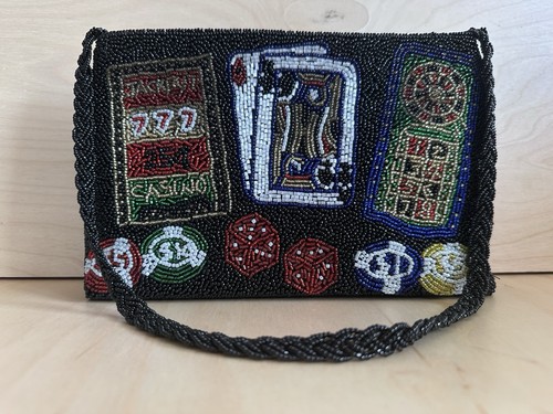 Vintage beaded casino shoulder - vintage,