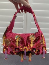 Mirasol pink beaded bag - mirasol, bnwt