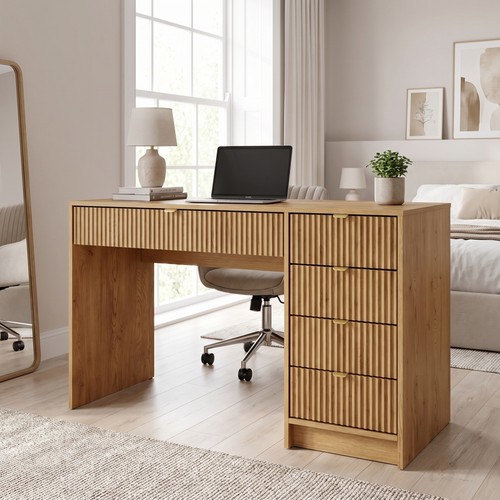 Desk with drawers - desk, 5