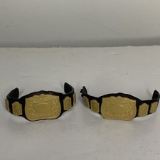 WWE WWF 2 CLASSIC TAG TEAM CHAMPIONSHIP BELTS MATTEL WRESTLING FIGURE ELITE