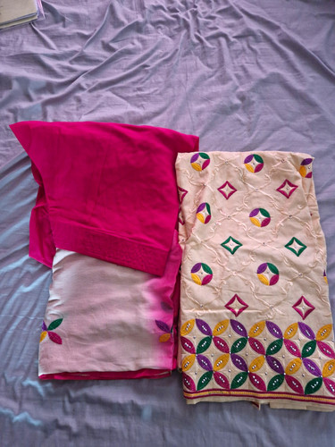Women unstitched pink - unstitched, &