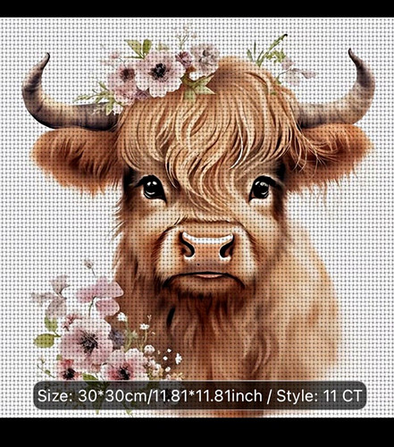 Highland cow flowers - flowers, pre