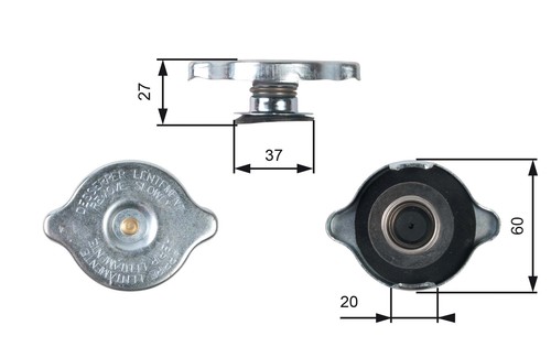Gates rc217 cap coolant - rc217,