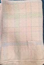 Vintage Pram Cot Blanket Lan