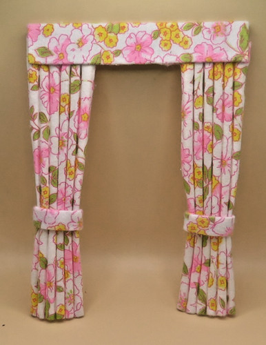 Dolls house curtains