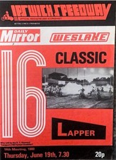 1980 16 Lapper Classic @ Ipswich Speedway - 19th June 1980