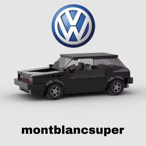 Black volkswagen golf mk1 - volkswagen,