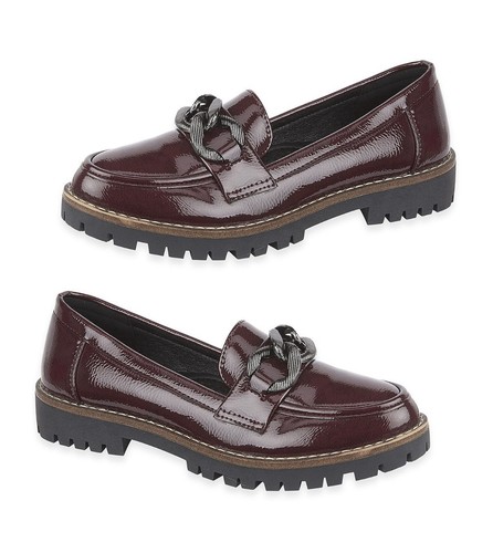 Burgundy colour faux sturdy