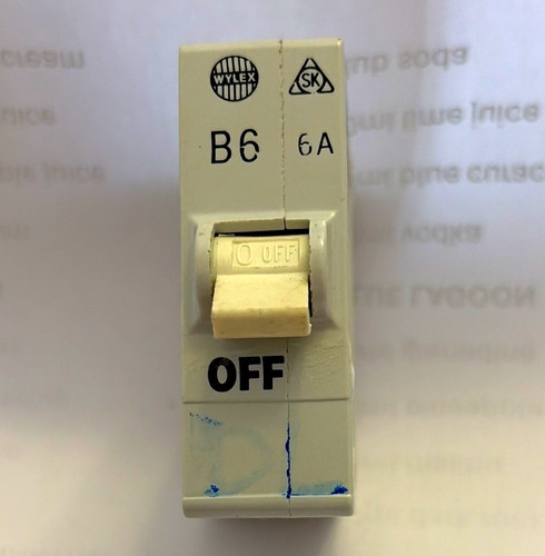 Wylex type 1p mcb - wylex, b