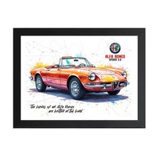 Framed Car Posters, Classic
