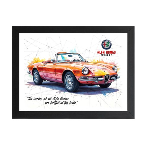 Framed car posters - framed,
