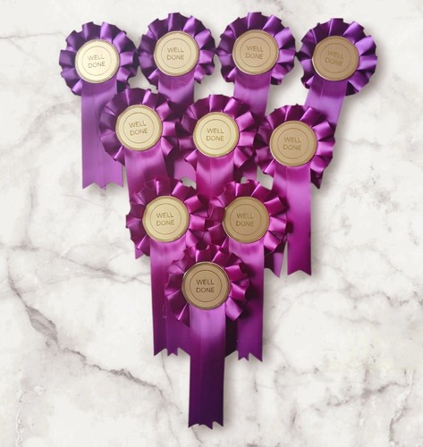 Well done rosettes - done, x10