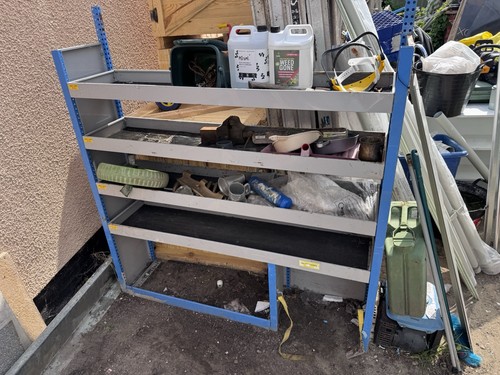 Metal van racking shelving - racking,