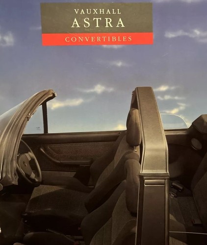 Vauxhall astra convertible - vauxhall,