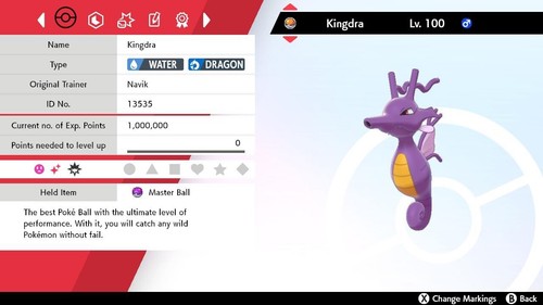 Shiny kingdra 1iv - shiny, (1iv