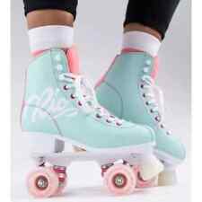 Rio Roller Script Quad Roller Skates Teal/Coral - Size: UK 6 (Box not perfect)