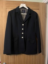 Equetech Women's Navy Show Jacket Size 34