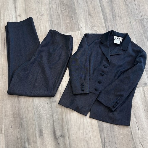 Vtg 90s dby black pinstripe - 90s,