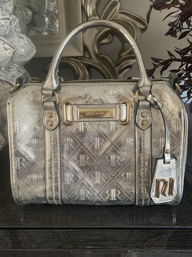 River island silver handbag - river,