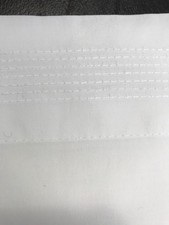 Brilliant White M&S Single Flat Sheet With Stitched Design - Quality Bedding.