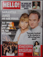 Hello! Magazine 23rd November 1999, Samantha Janus And Mark Womack, Liz Dawn