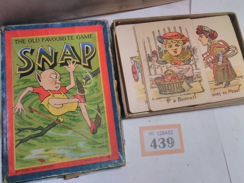 Vintage snap playing cards - vintage,