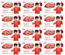 12x 44g Lifebuoy Total Soap