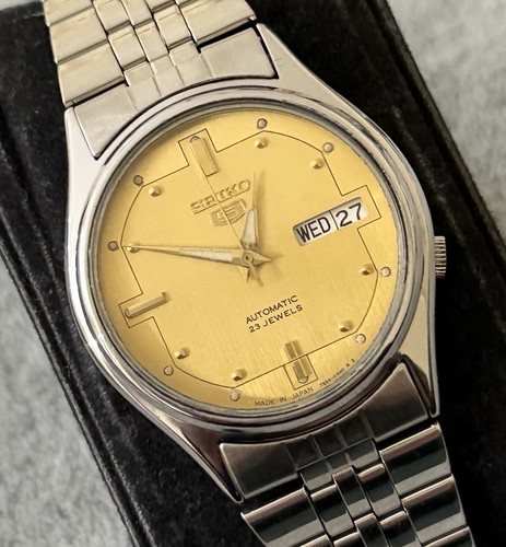 Seiko automatic gold dial - 5,