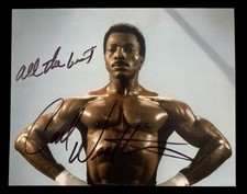 SIGNED CARL WEATHERS ROCKY