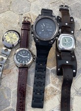 Watch Bundle *4 Fossil big tic Seconda and others. Sold for spares repairs. 
