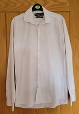 Men’s Primark Slim Fit Formal or Casual White Shirt Long sleeve 15’’ collar 38cm