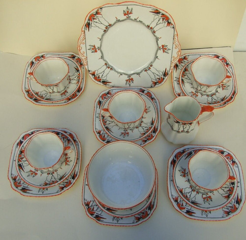 Vintage pcs tea set - vintage, phoenix