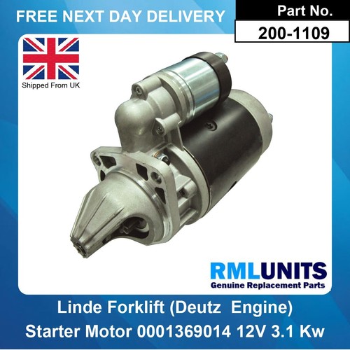 Starter motor for linde - starter,