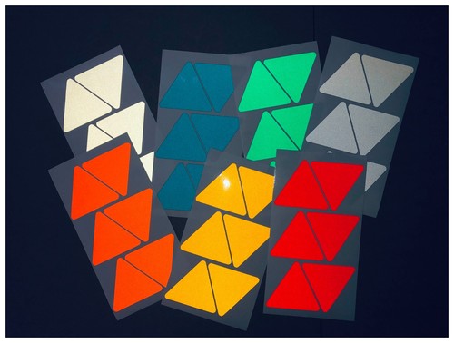 Veloviz reflective triangle - reflective,
