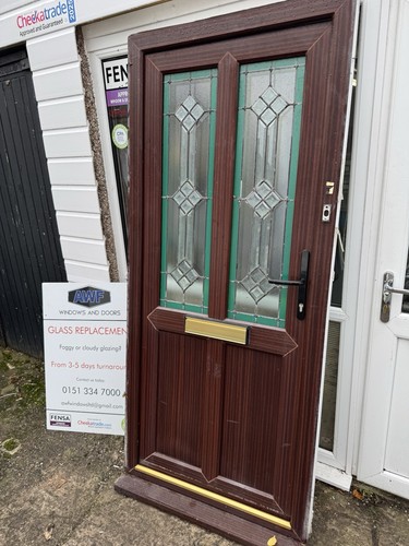 Used rosewood white upvc - on,