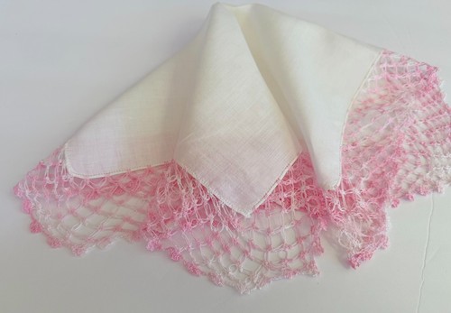 Vintage hanky white irish - vintage,