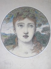 Antique Pre Raphaelite C19th