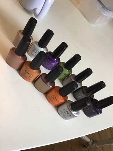 Cnd shellac colours - 12, colours.