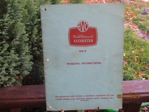 Model universal avometer - 8,